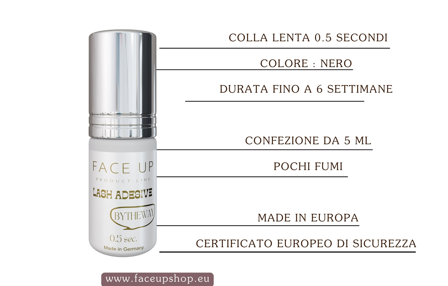 COLLA ADESIVO VELOCE BYTHEWAY 0.5 SEC