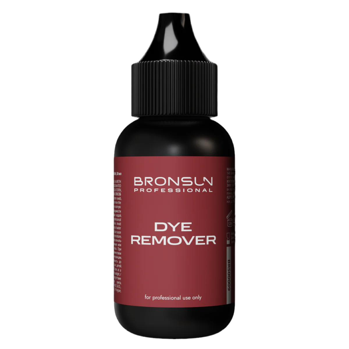 Remover BRONSUN per la rimozione della tinta dalla pelle, 30 ml - Nuovo Design