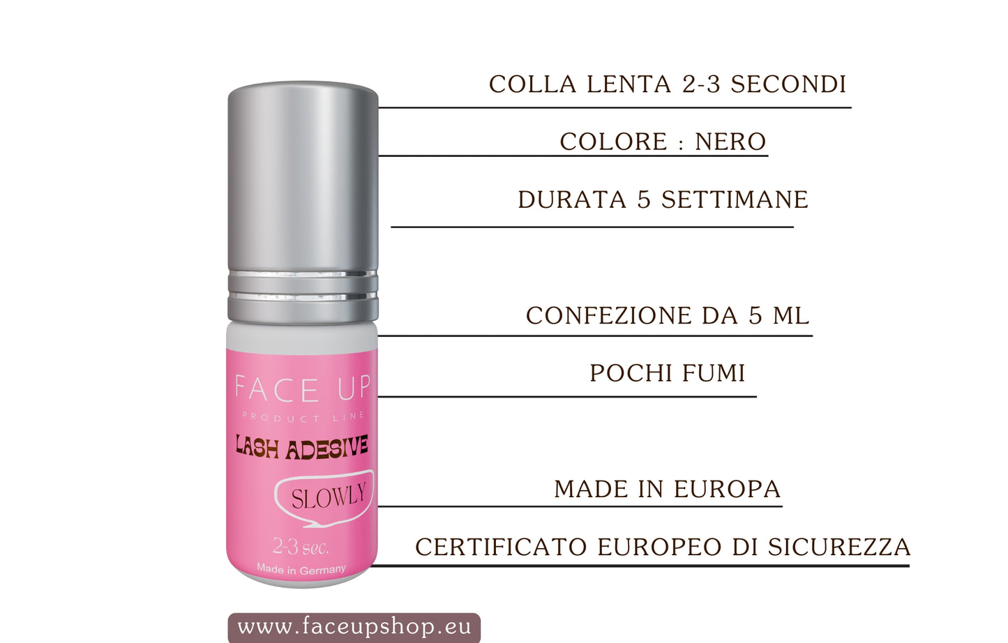 COLLA ADESIVO SLOWLY 2-3 secondi