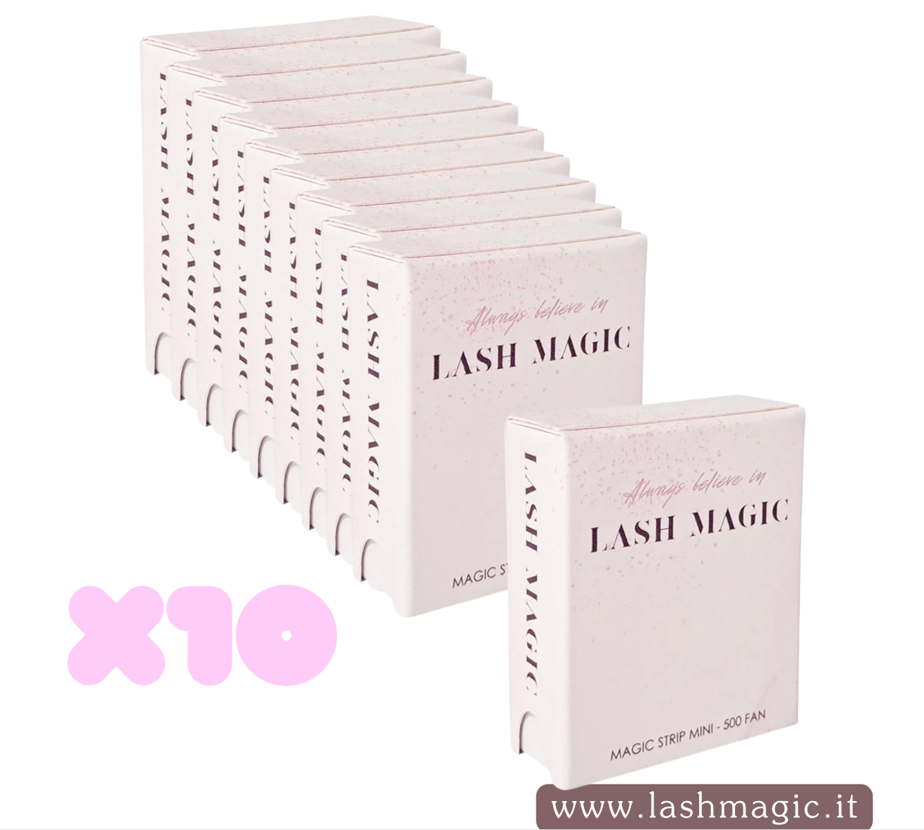 4D Ventagli pronti ciglia - Magic Strip Mini  0.05 - 500 fan/box