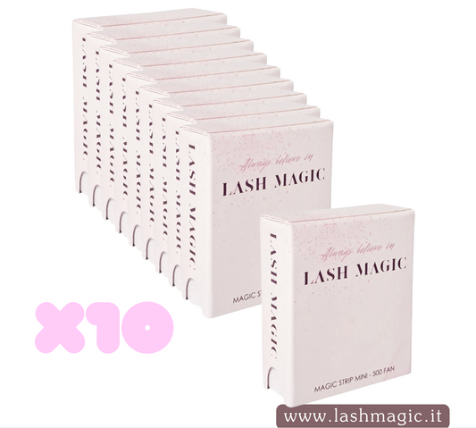 2D Ventagli pronti ciglia - Magic Strip Mini 0.10 - 500 fan/box