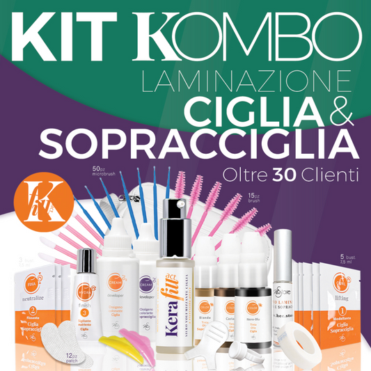 KIT Laminazione Ciglia e Sopracciglia Kombo