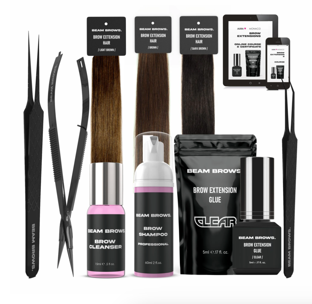 Brow Extensions | Premium Kit | Incl. Online-Training & Certificate // 10% Extra OFF with Code V10