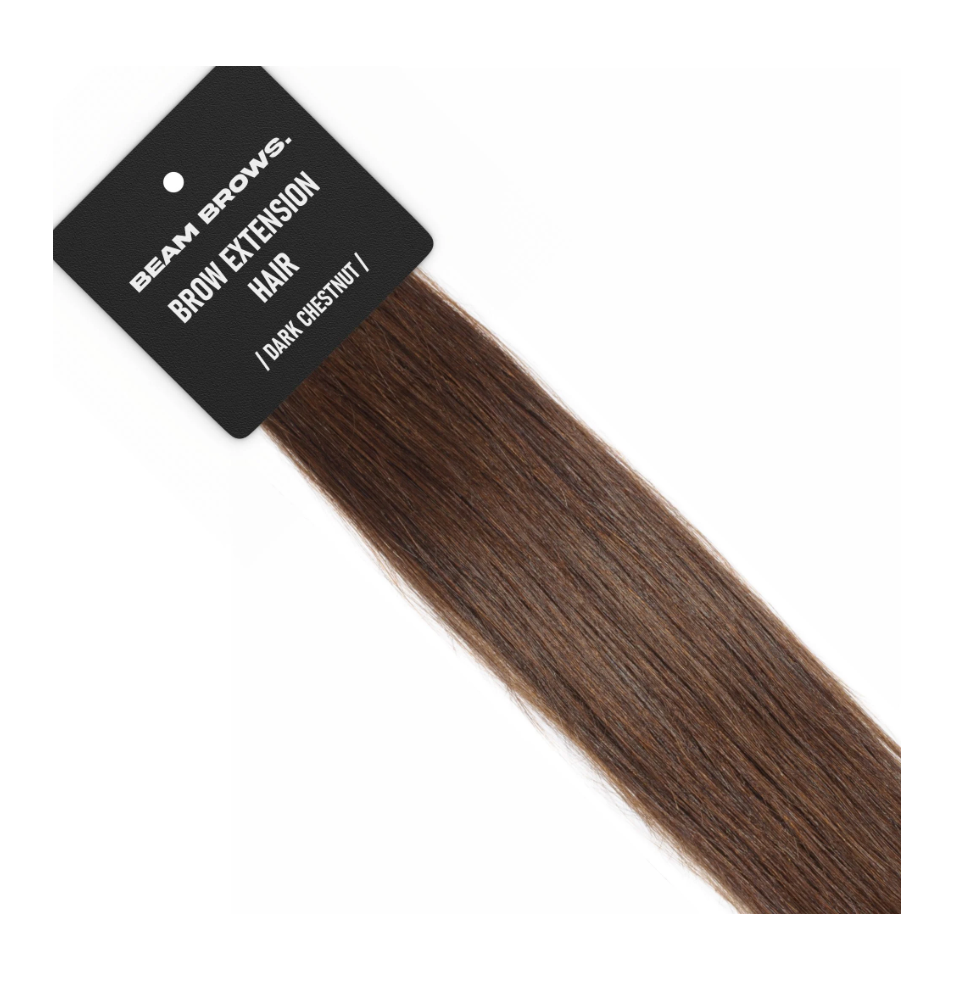 Brow Extension Hair | Dark Chestnut