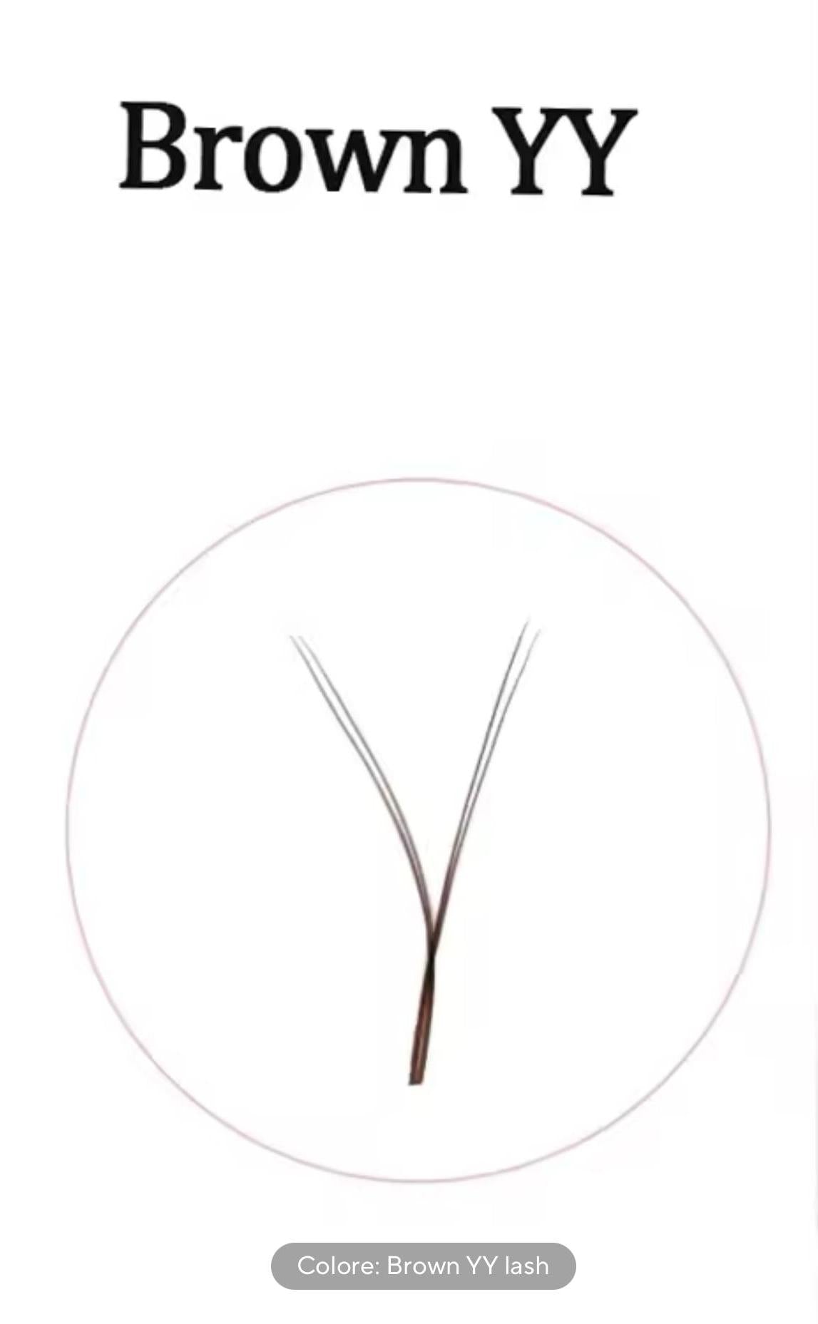 Ciglia Y o W - per volume brasiliano